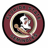 LED Wall Decor, Round, Florida State University - Collegiate Home
