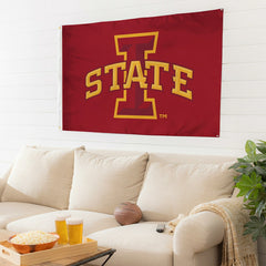 Iowa State University Single Sided Estate Flag with 2 Grommets, 3'x5' - Collegiate Home
