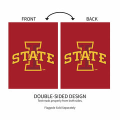 Applique Flag, Gar., Iowa State University - Collegiate Home