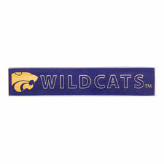 Kansas State University Engraved Wood Sign, 3.5" x 18" - Collegiate Home