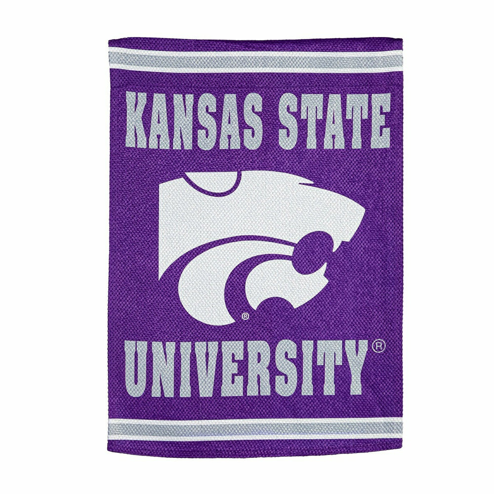 Embossed Suede Flag, GDN Size, Kansas State University - Collegiate Home