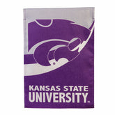 Kansas State University Burlap Flag GDN Size - Collegiate Home