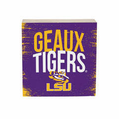 Louisiana State University Plock, Down Home Fans, 6x6 - Collegiate Home