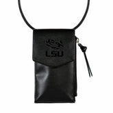 Louisiana State University, Cross Body Wallet, Black - Collegiate Home
