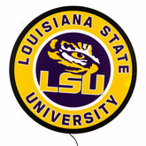 LED Wall Decor, Round, Louisiana State University - Collegiate Home