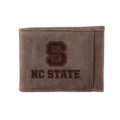 Front Pocket Wallet w/ RFID Blocking, North Carolina State University, - Collegiate Home
