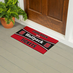 28" x 16" PVC Trapper Mat, Come Back with Tickets, North Carolina Stat - Collegiate