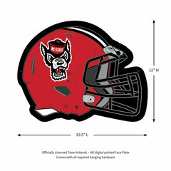 LED Wall Decor, Helmet, North Carolina State University - Collegiate Home