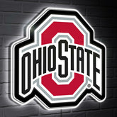 Ohio State Buckeyes LED Wall Decor, Glazelite, Logo - Collegiate Home