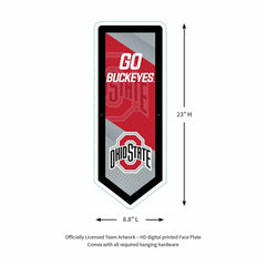 LED Wall Decor, Pennant, Ohio State University - Collegiate Home