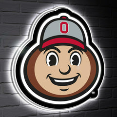 LED Wall Decor, Glazelite, College Mascot, Ohio State University - Collegiate Home