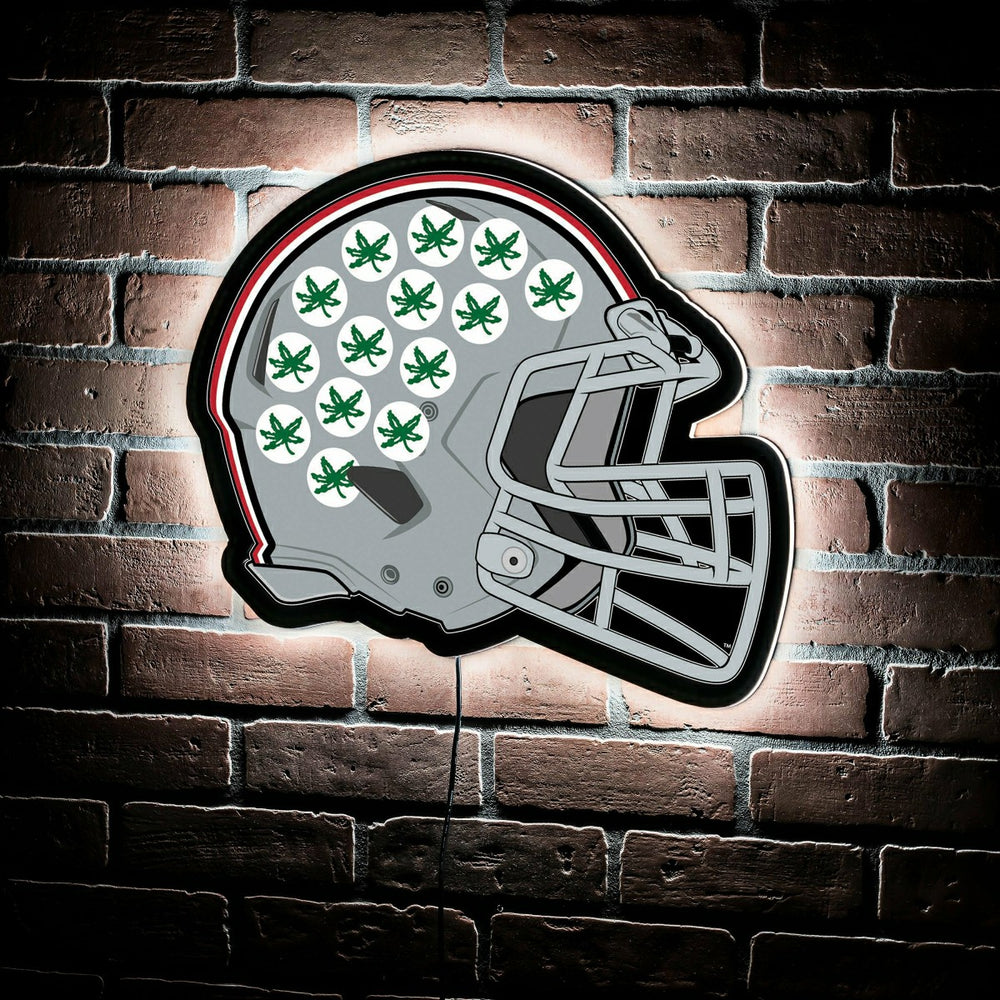 LED Wall Decor, Helmet, Ohio State University - Collegiate Home