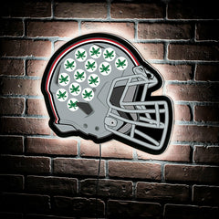 LED Wall Decor, Helmet, Ohio State University - Collegiate Home