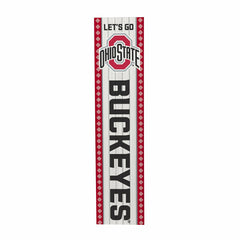 47" Double Sided Leaner, Ohio State University, Christmas - Collegiate Home