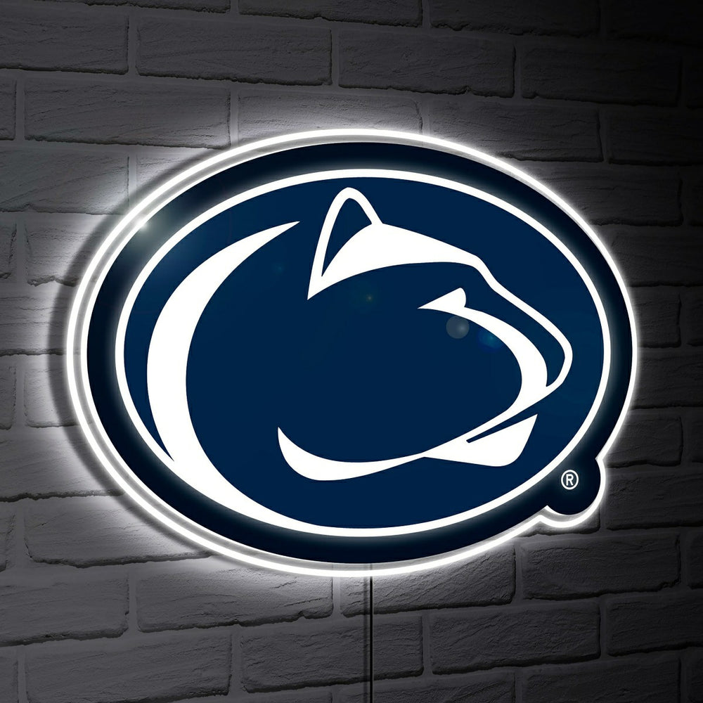 Penn State Nittany Lions LED Wall Decor, Glazelite, Logo - Collegiate Home