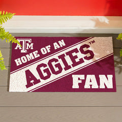 Texas A&M, PVC Mat COLOR, Home of a Fan - Collegiate
