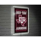 Texas A&M College Rectangle Neolite LED Decor - Collegiate Home