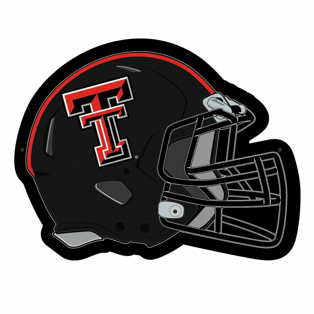 LED Wall Decor, Helmet, Texas Tech University - Collegiate Home