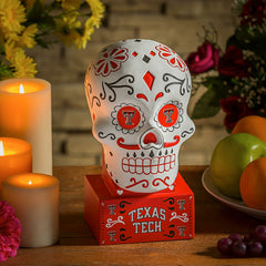 Texas Tech, Sugar Skull Statue - Collegiate Home