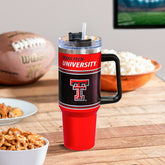 40oz Stainless Steel Canyon Cup w/ Straw, Texas Tech University - Collegiate Home