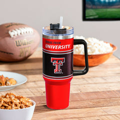 40oz Stainless Steel Canyon Cup w/ Straw, Texas Tech University - Collegiate Home