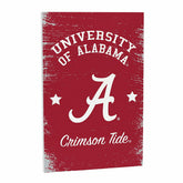 University of Alabama Wood Wall Sign, 16x24 - Collegiate Home