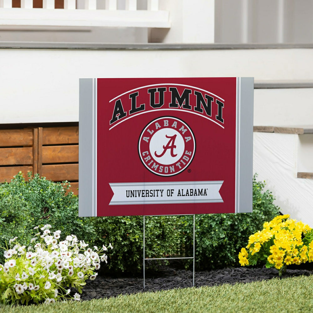 University of Alabama Coroplast Yard Sign Alumni - Collegiate Home