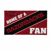 University of Arkansas, PVC Mat COLOR, Home of a Fan - Collegiate