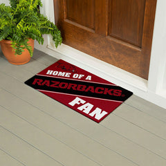University of Arkansas, PVC Mat COLOR, Home of a Fan - Collegiate