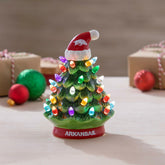 8" LED Ceramic Christmas Tree, University of Arkansas - Collegiate Home