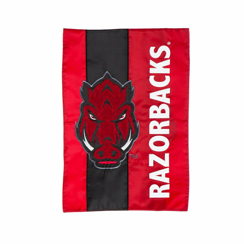 University of Arkansas Embellish Garden Flag - Collegiate Home
