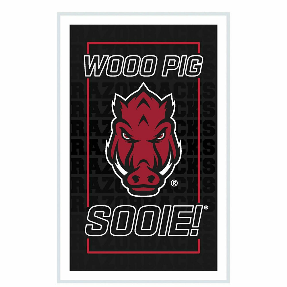 University of Arkansas College Rectangle Neolite LED Decor - Collegiate Home