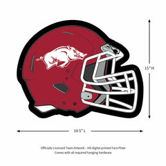 LED Wall Decor, Helmet, University of Arkansas - Collegiate Home