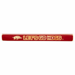 University of Arkansas Engraved Wood Sign, 1.5" x 18" - Collegiate Home