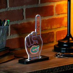 University of Florida College Foam Finger Desklite LED Decor - Collegiate Home