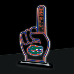 University of Florida College Foam Finger Desklite LED Decor - Collegiate Home