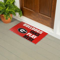 University of Georgia Fan Mat, 28"x16" - Collegiate