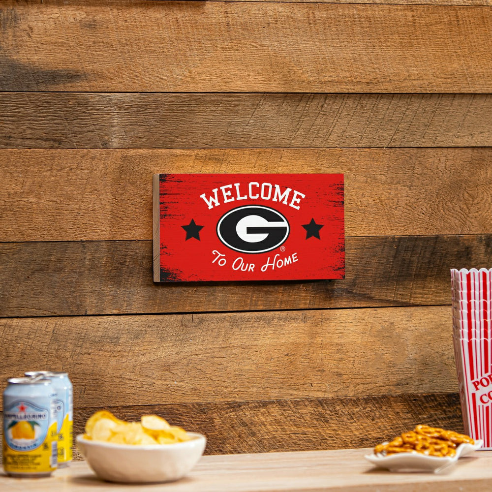University of Georgia Wood Wall Sign, 6x11 - Collegiate Home
