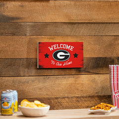University of Georgia Wood Wall Sign, 6x11 - Collegiate Home