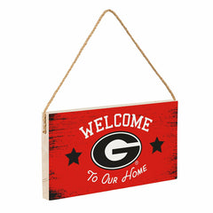 University of Georgia Wood Wall Sign, 6x11 - Collegiate Home