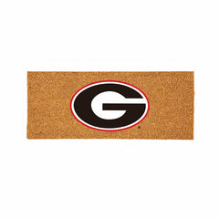 University of Georgia Extra Large Full Color Coir Mat, 60"x24" - Collegiate