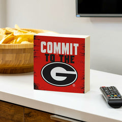 University of Georgia Plock, Down Home Fans, 6x6 - Collegiate Home