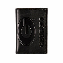 University of Georgia, Tri-Fold Wallet, Black - Collegiate Home