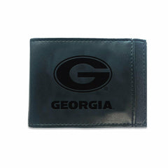 Front Pocket Wallet w/ RFID Blocking, University of Georgia, Black - Collegiate Home