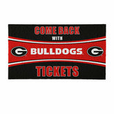 28" x 16" PVC Trapper Mat, Come Back with Tickets, University of Georg - Collegiate