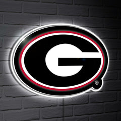 Georgia LED Wall Decor, Glazelite, Logo - Collegiate Home