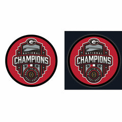 University of Georgia National Champions College Large Round Edgelite - Collegiate Home