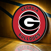 LED Wall Decor, Round, University of Georgia - Collegiate Home