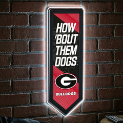 LED Wall Decor, Pennant, University of Georgia - Collegiate Home