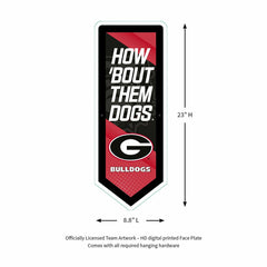 LED Wall Decor, Pennant, University of Georgia - Collegiate Home